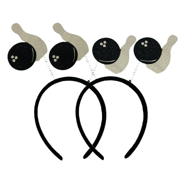 KAKOWELY diademas de bola de bolos, diadema deportiva, accesorio para el cabello con temática deportiva.
