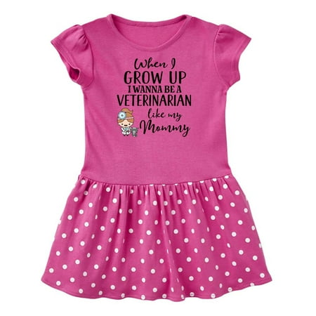 

Inktastic Veterinarian Like Mom Gift Baby Girl Dress