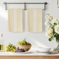 thumbnail image 3 of Cream Beige Striped Kitchen Towels Set of 4, Modern Farmhouse Retro Lines Absorbent Dish Towels for Kitchen, Microfiber Hand Towel, Quick Drying Tea Towel for Cleaning Decorative Dishcloths, 3 of 7