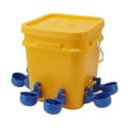 Automatic Chicken Waterer Cup with 12L Handheld Barrel Poultry Drinking