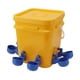 thumbnail image 5 of Bebedero automático para pollos con barril portátil de 12 l para aves de corral, gansos y patos + cuenco para pájaros azul y tornillos negros, 5 of 8