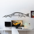 thumbnail image 5 of LaModaHome 911 997 GT3 RS Classic Metal Silhouette Wall Art, 5 of 5