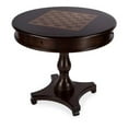 thumbnail image 1 of Beaumont Lane Traditional 34"D Round Wood Game Table in Cherry Brown, 1 of 7