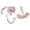 Style:Pink S, variant on Dog Harness for Small Dog Cats No Pull Training Leashes Easy Control Pet Harnesses with 4ft Leashes Duable D-Hook