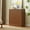 Walnut, variant on TrumanPick 31.5'' Sideboard Buffet Cabinet with Storage, Modern Wavy Sideboard with Adjustable Shelves, 2 Doors Coffee Bar Buffet Table Credenza for Living Room Kitchen Hallway, Walnut