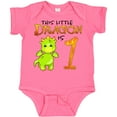 thumbnail image 3 of Inktastic Dragon 1st Birthday Turning One Boys or Girls Baby Bodysuit, 3 of 5