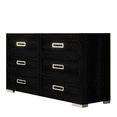 thumbnail image 3 of HMD Deena 6 Drawer Dresser Box B, Black, 3 of 4