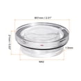 thumbnail image 2 of Uxcell 2pcs Air Compressor Oil Sight Glass M42 x 1.5mm Male Plastic Round Head Oil Indicator Window for Gearbox Tanks, 2 of 5