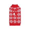 thumbnail image 1 of Dsscvnef Chandail pour Animaux en Rouge et Vert Classique avec Nœud Flocon de Neige et Col Rond pour Célébrations de Noël Confortables, Porte-Vêtements pour Petits Animaux, Métal, 1 of 3