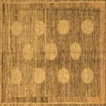 thumbnail image 1 of Ahgly Company Indoor Square Oriental Brown Modern Area Rugs, 8' Square, 1 of 4
