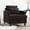 Black, variant on Chenille Sofas Couch for Living Room, 29.5’’ Mid Century Modern Single Sofa Chair, Small Cloud Couch with Deep Seats, Comfy Accent Armchair for Living Room, Apartment, Bedroom