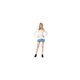 thumbnail image 3 of Aeropostale Womens Faded Knit Shorty Mini Athletic Shorts, Azul, Grande Aeropostale Mini, 3 of 3