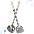 thumbnail image 3 of UPOUART 2Pcs Stainless Steel Serving Spoons for Cooking in Hotel Use, 3 of 8