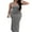 Gris, variante sur xiaxaixu Robe Longue Moulante Aguichant pour Femme, Cami, Été, Sans Manches, à Bretelles Spaghetti, Longues Robes, Décolleté, Robe de Soirée/Boîte de Nuit (Noir, Moyen)