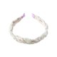 thumbnail image 1 of Diademas para mujer Diademas tejidas con perlas de plástico Diademas tradicionales Diademas lindas Adecuadas para niñas y mujeres una diadema, 1 of 1