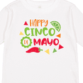 thumbnail image 4 of Inktastic Happy Cinco De Mayo with Lime and Red Pepper Boys or Girls Long Sleeve Toddler T-Shirt, 4 of 5