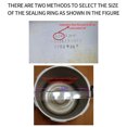 thumbnail image 2 of Pressure cooker sealing ring clear gasket 26CM 26cm, 2 of 5