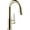 Brilliance Polished Nickel, variant on Delta Trinsic: Single Handle Pull-Down Bar/Prep Kitchen Limited Swivel