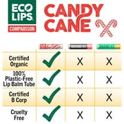 Eco Lips Candy Candy Organic Holiday Lip Balm & Conditioner, Vanilla Mint