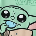 thumbnail image 5 of Disney Star Wars Baby Hoodie Romper with 3D Ears Grogu Yoda Graphic Jumpsuits Bodysuits Shower Gifts Newborn Infant, 5 of 9