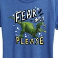 thumbnail image 3 of Toy Story - Rex Fear Me Please - Women's Short Sleeve Graphic T-Shirt, 3 of 6