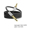 thumbnail image 3 of Durable Guitar Audio Cable with Gold-Plated Connectors for Enhanced Sound Quality 3.5mm TRS to, 3 of 8