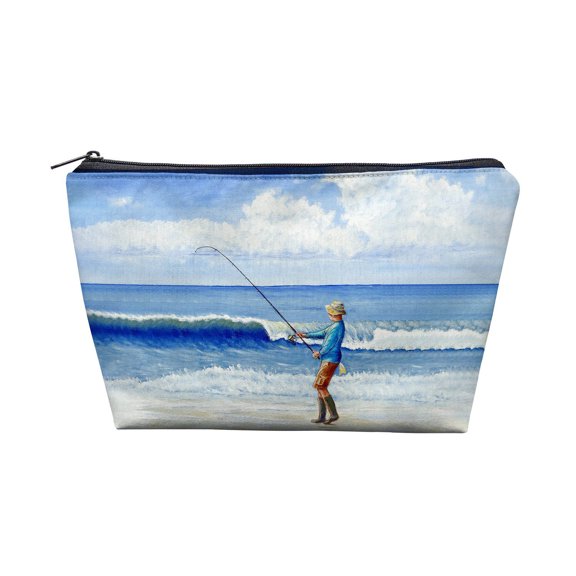 Betsy Drake Interiors Surf Fishing Pouch 8.5x6