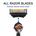 thumbnail image 5 of Shaving razor Shaver Five Layer Blade Manual Razor Blade, Men's Razor Vintage Beard Blade 5 Blade Razor Holder, 5 of 5
