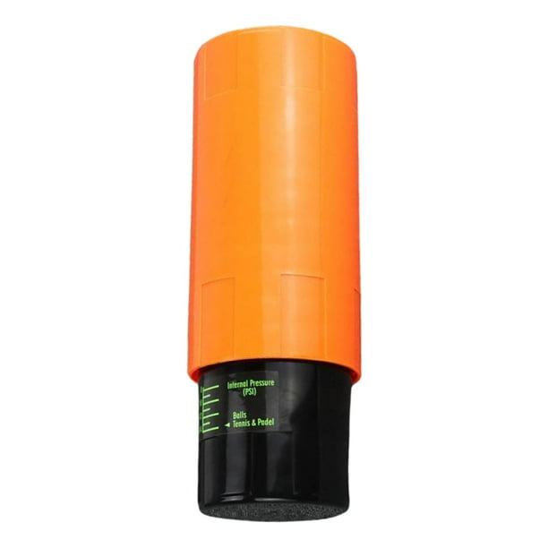Protector Duradero de Pelotas de Tenis, 20x8,5 Cm, Soporte Compacto para Contenedores de Pelotas para Almacenamiento de Presurizador, Transporte para , Naranja Los 20x8.5cm