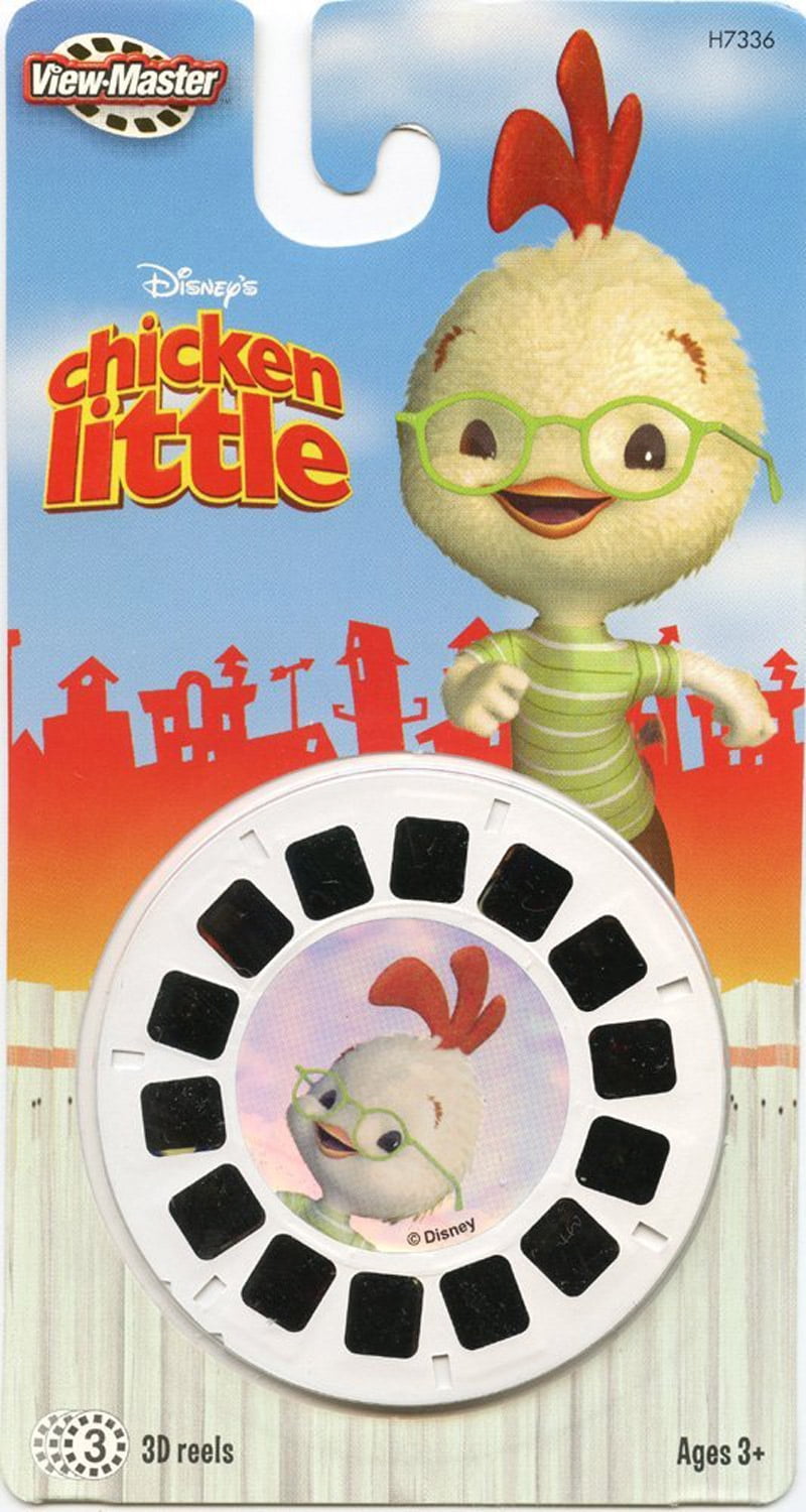Chicken Little - Disney's Classic ViewMaster - 3 Reels on Card - NEW 