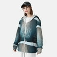 thumbnail image 5 of Kll Winter Rabbit Print Men'S Women’s Upf 50+ Sun Protection Outdoor Hoodie Jacket Long Sleeve Fishing Hiking Performance Shirt- X-Large, 5 of 8