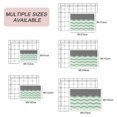 thumbnail image 6 of Green Chevron Outdoor Rug 4x6 Ft, Non Slip Washable Area Rug, Geometric Grey Print Wavy Striped White Patio Rugs Carpet Runner, Large Floor Mat for Indoor/Outdoor Deck Porch Camping, 6 of 8