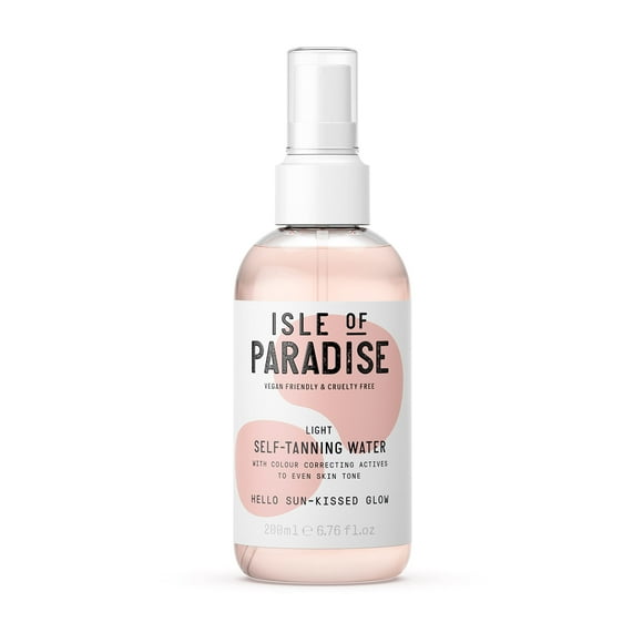 Isle of Paradise by Isle Of Paradise , Dark Self Tanning Water - Hello Bronzed Glow --200ml/6.76oz