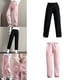 thumbnail image 1 of 2 Piezas de Pantalones de Chándal Vellón Suave con Cordón Cálido Y Grueso Pantalones de Chándal para Mujer Colco Pantalones de mujer con forro polar, 1 of 8