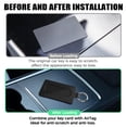 thumbnail image 3 of YUNOVA Silicone Tesla Key Card Holder with AirTag Slot, Dual Card Protective Case with Keychain, Compatible with Tesla Model 3 Y S X Cybertruck & Apple AirTag, 3 of 7