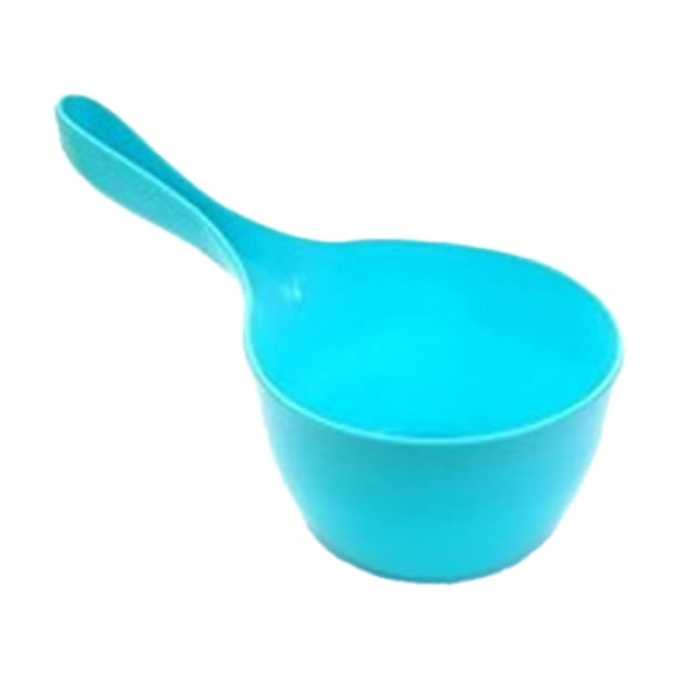 Yhmxh Utensilios de cocina Pala de plástico para agua para baño y cocina con mango cómodo, ideal para lavar platos, verduras, enjuagar el cabello del bebé y tareas diarias. Muebles para cocina