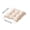 Khaki, variant on Ruffled Chair Cushion, Tufted Square Seat Cushion with Ties, Soft Thick Cotton Chair Pad, Non Slip Decorative Cushion for Dining Chair, Kitchen, Office, Home (40x40 cm)
