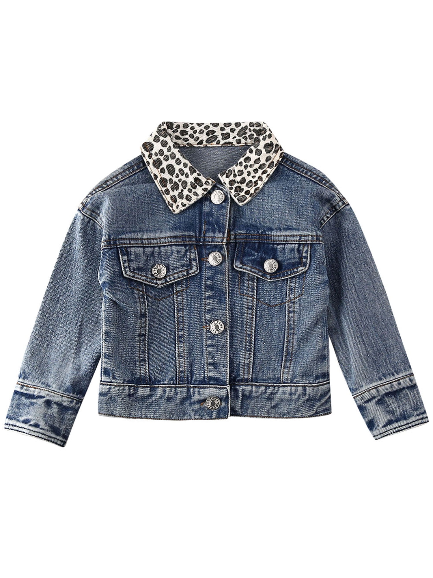 walmart leopard denim jacket