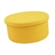 thumbnail image 3 of Recipiente de silicona para ensalada de 400 ml, reutilizable, hermético, para almacenar alimentos fríos o calientes. amarillo, 3 of 9