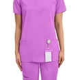 thumbnail image 3 of Cherokee Workwear Revolution Scrubs Top For Women V-Neck WW620, 3 of 9
