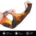 thumbnail image 3 of Sun Protection Arm Sleeves for Men Women, Halloween Witch Hat Black Cat A Sleeves to Cover Arms with Thumb Hole Cooling Sleeve, 3 of 6