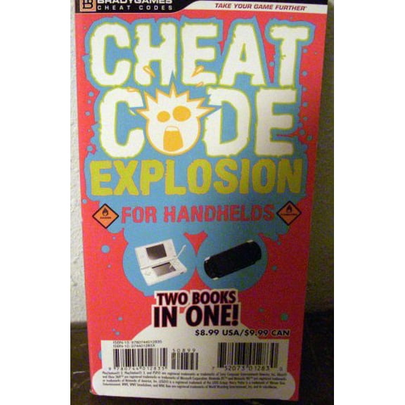 Pre-Owned Cheat Code Explosion for Handhelds - Two Books in One, 9780744012835, 074401283X, Paperback,
