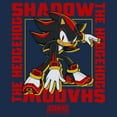 thumbnail image 2 of Mens Sonic the Hedgehog Shadow Text Frame T Shirt, 2 of 4