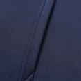 thumbnail image 6 of Zivyakyron Kangaroo Pocket Men Hoodie Casual Long Sleeve Zip up Fall Plain Jackets for Men Drawstring Loose Blue XL, 6 of 8