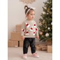 thumbnail image 4 of Miaouyo Infant Baby Boys Girls Christmas Sweater 0 3 6 9 12 18 Months Tree/Santa Hat Embroidery Long Sleeve Crew Neck Chunky Knitwear, 4 of 9