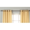 thumbnail image 2 of Golden Ring Top Matka Raw Silk Curtain / Drape  - 43W x 120L - Piece, 2 of 2