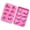 pink, variant on Teissuly Halloween Candy Molds Silicone Lollipop Molds,8 Cavity Chocolate Lollipop Molds including Bat Pumpkin Ghost Witch Hat Candy Molds for DIY Halloween Christmas Party with Lollipop Sticks