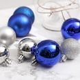thumbnail image 4 of 24 adornos de bolas de Navidad irrompibles de 3 cm para árbol de Navidad, 4 of 5
