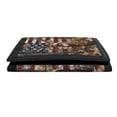 thumbnail image 5 of CHAQLIN US Flag & Deer Head with Leaf Camouflage Pattern Children's Wallet for Sports, Elastic Polyester Trifold Card Wallet with Easy to Access Large Capacity Kids Trifold Wallet, 5 of 7