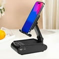 thumbnail image 4 of Cell Phone Stand Speaker, BT 5.1 Foldable Phone Holder Speaker Anti Slip With USB Interface For Mobile Phone, 4 of 8